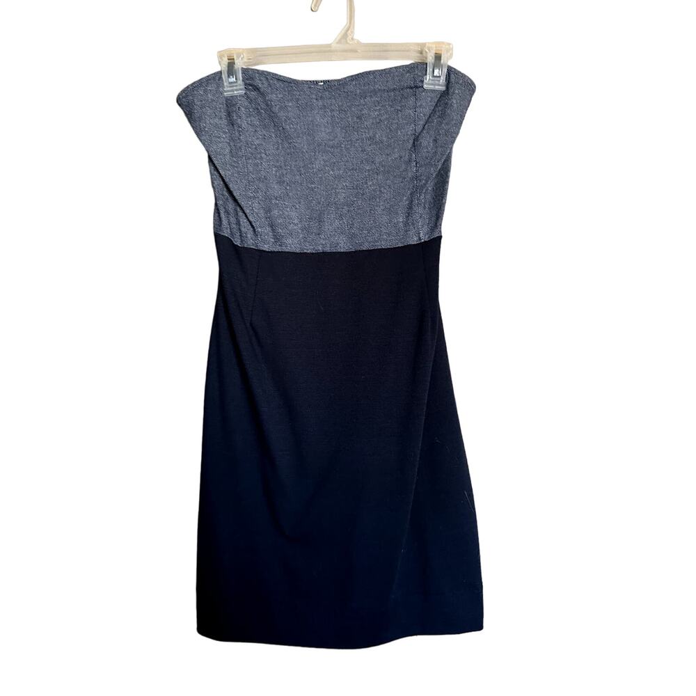 Max Rave Strapless Navy Mini Dress Size Large - Picture 3 of 4
